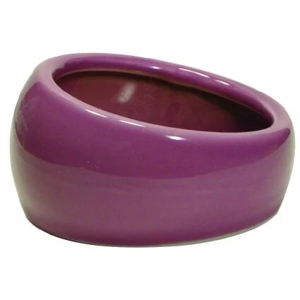 Миска керамічна Living World «Ergonomic Dish» 420 мл / 13,5 см (рожева)