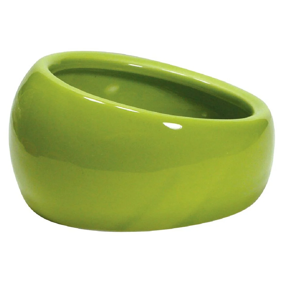 Миска керамічна Living World «Ergonomic Dish» 420 мл / 13,5 см (зелена)