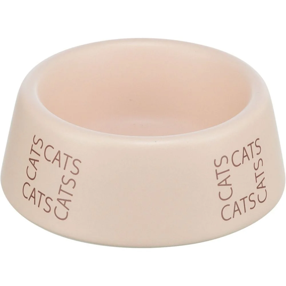 Trixie миска керамическая для кошек 150 мл - розовый Trixie миска керамическая для кошек 150 мл - розовый