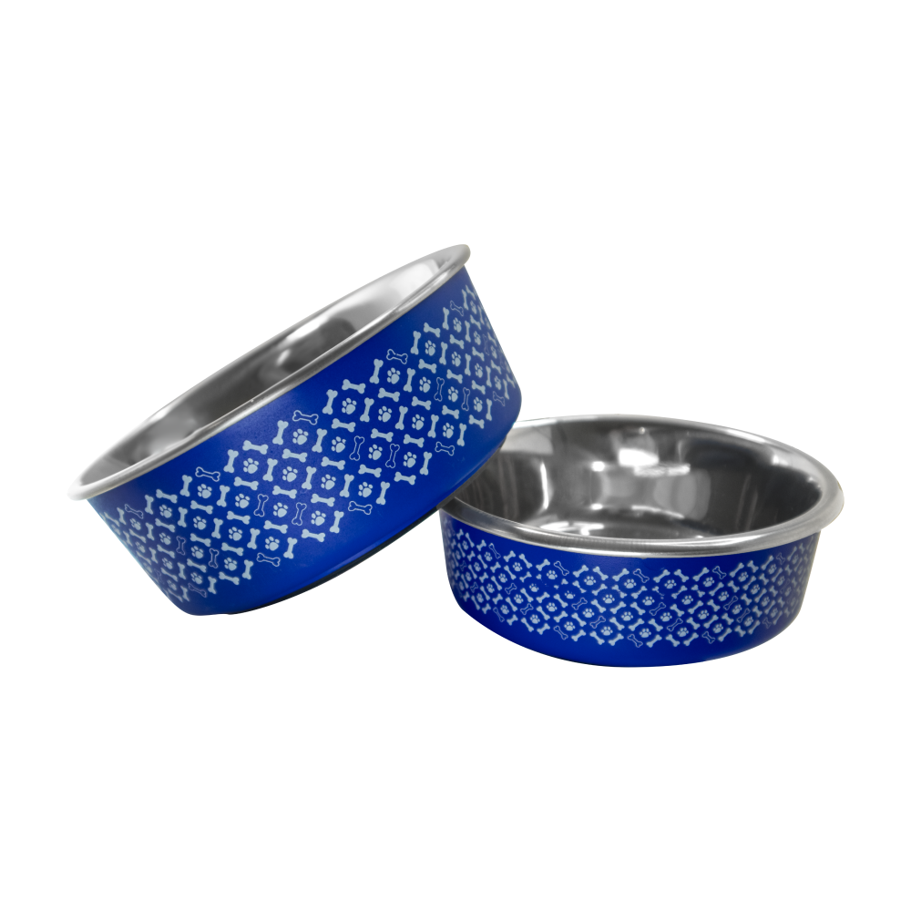 Миска металева ArjanImpex Fusion Good Dog 280 мл / 11 см - блакитний Миска металева ArjanImpex Fusion Good Dog 280 мл / 11 см - блакитний