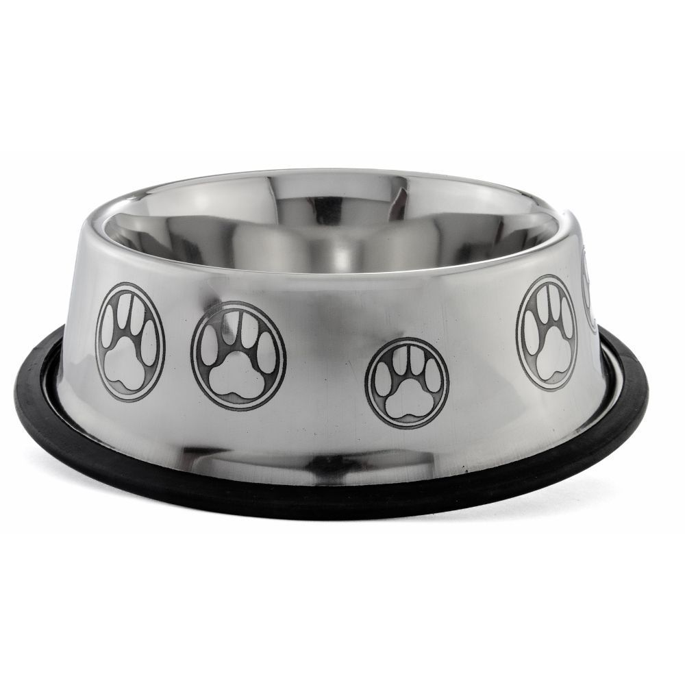 Миска металева ArjanImpex Non Tip Etched 940 мл - сріблястий Миска металева ArjanImpex Non Tip Etched 940 мл - сріблястий