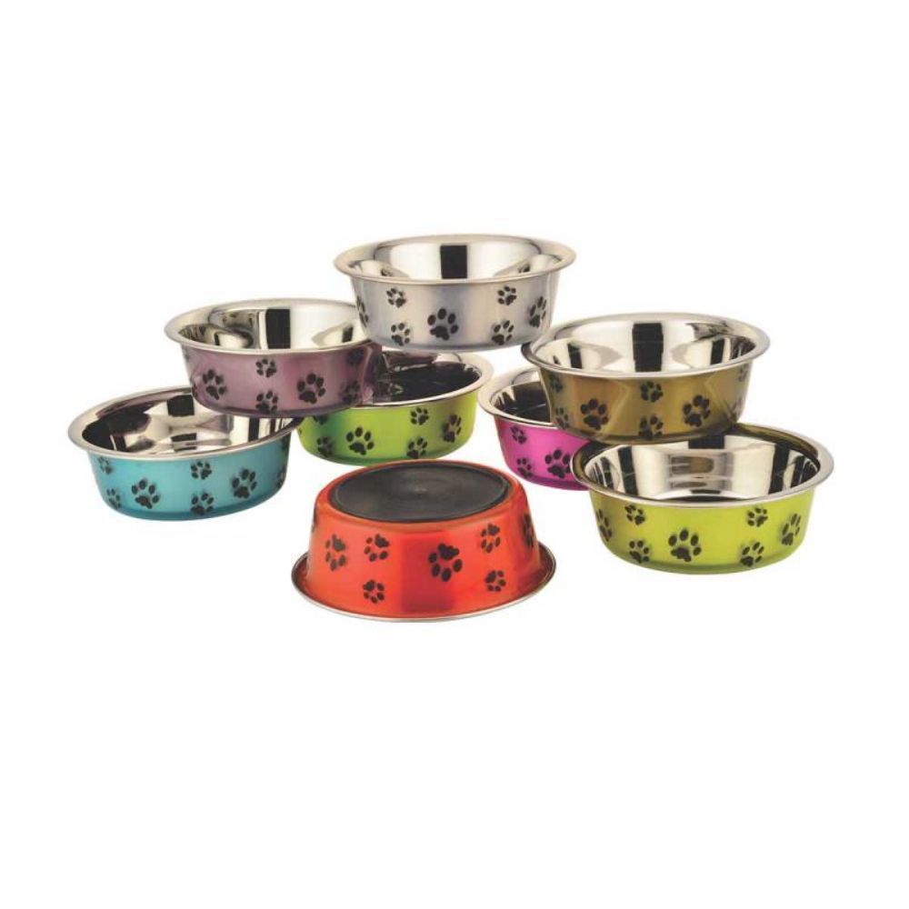 Petz Creation Crystal Fusion миска металева для собак 800 мл - колір в асортименті