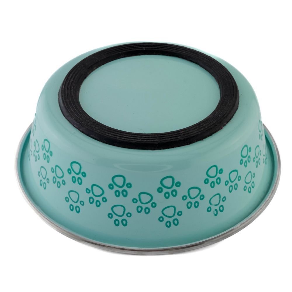Миска металева ArjanImpex Animal Paw Print 02 270 мл - зелений Миска металева ArjanImpex Animal Paw Print 02 270 мл - зелений