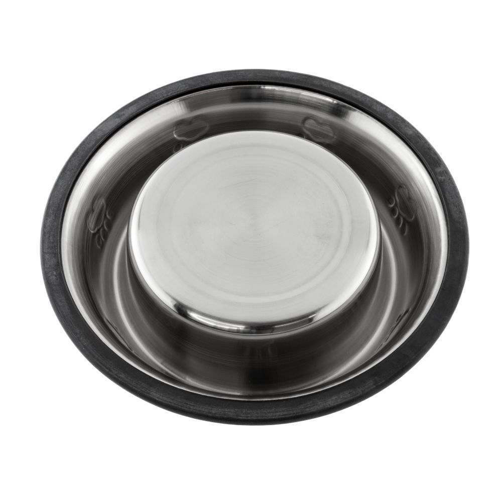 Миска металева ArjanImpex Non Skid Enhanced 710 мл - сріблястий Миска металева ArjanImpex Non Skid Enhanced 710 мл - сріблястий