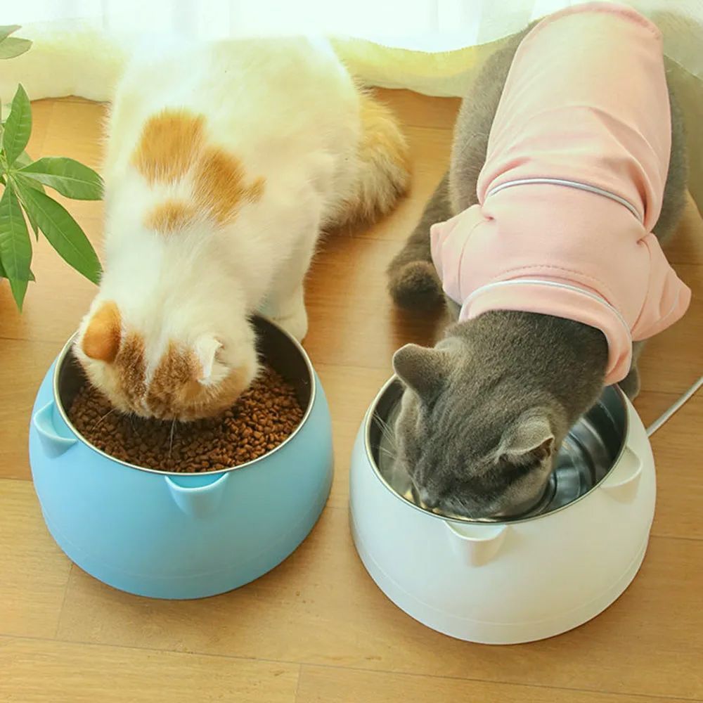 MasterZoo миска металева для котів 1 л - блакитний