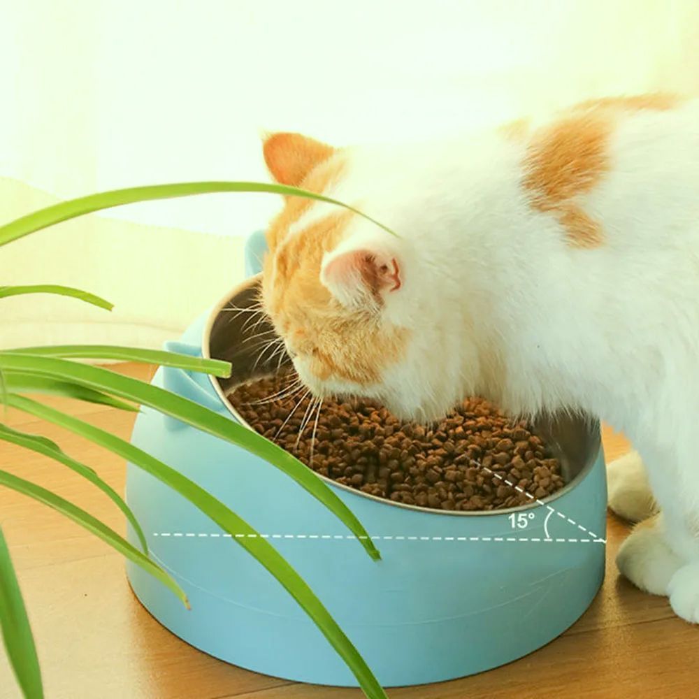 MasterZoo миска металева для котів 1 л - блакитний
