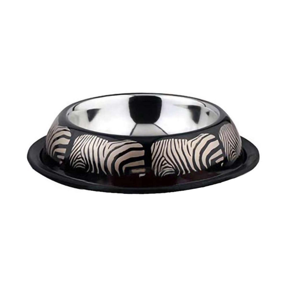 Petz Creation Zebra NS миска металева для собак 900 мл - колір в асортименті