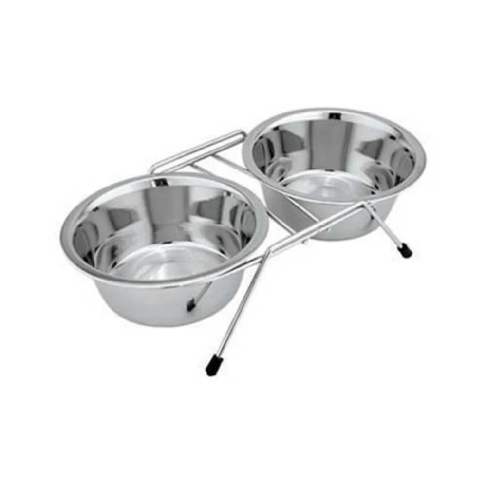 Миски на металлической подставке Swastik Industries 2 х 240 мл Миски на металлической подставке Swastik Industries 2 х 240 мл