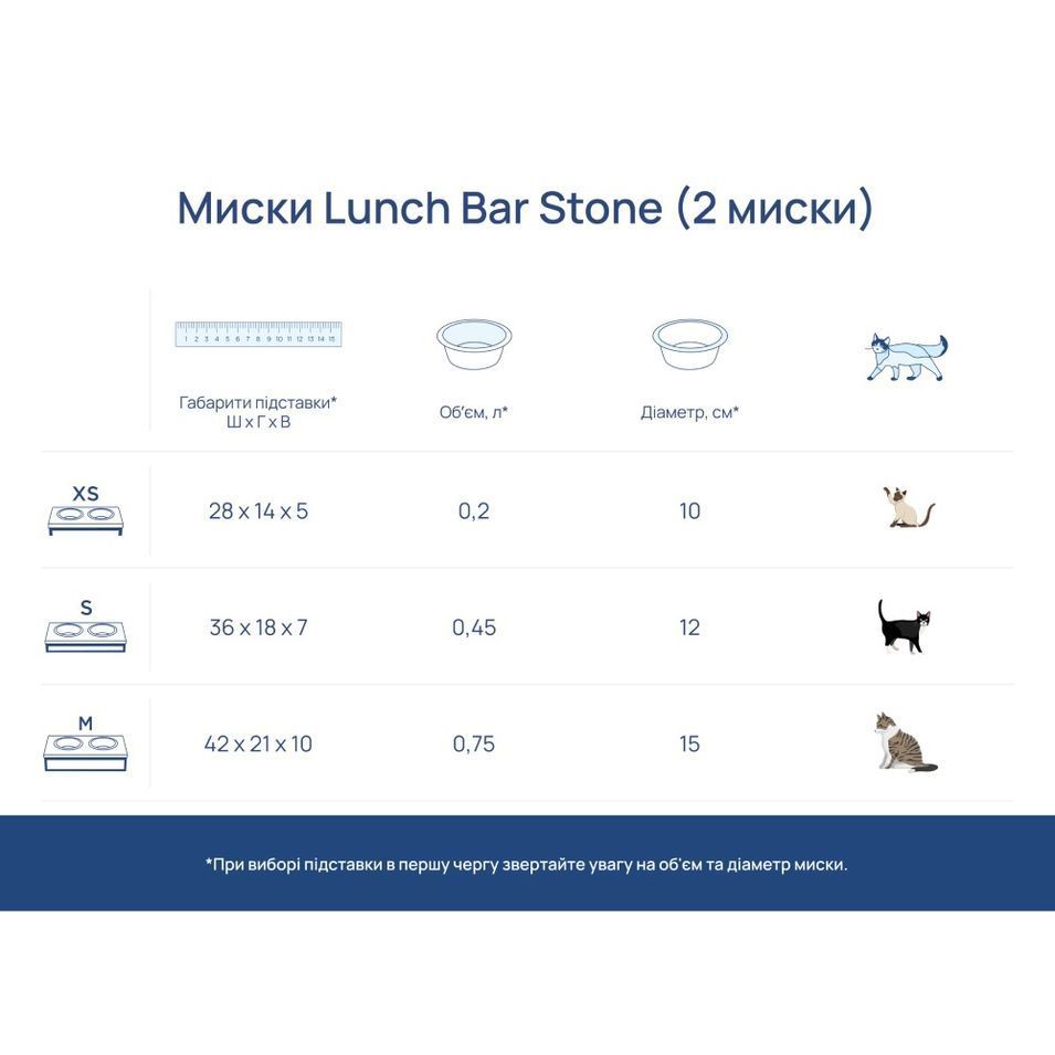 Harley and Cho Lunch Bar Natural wood миски для кошек 2х450 мл - коричнево-черный Harley and Cho Lunch Bar Natural wood миски для кошек 2х450 мл - коричнево-черный