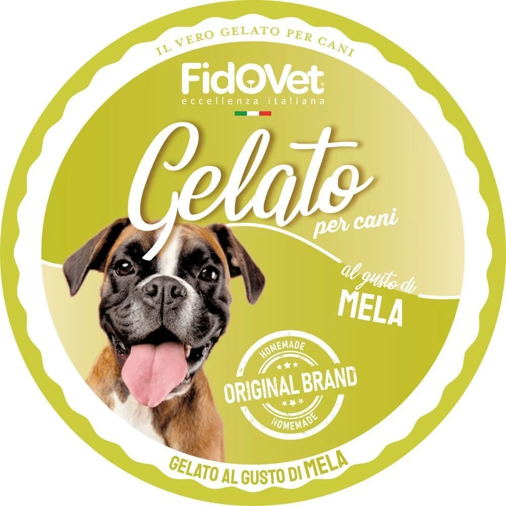 Морозиво для собак Fidovet Gelato 40 г - яблуко