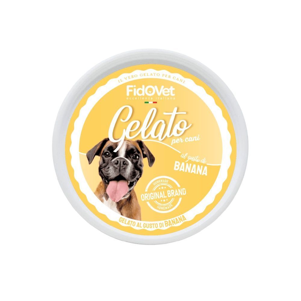 Морозиво для собак Fidovet Gelato 40 г - банан Морозиво для собак Fidovet Gelato 40 г - банан