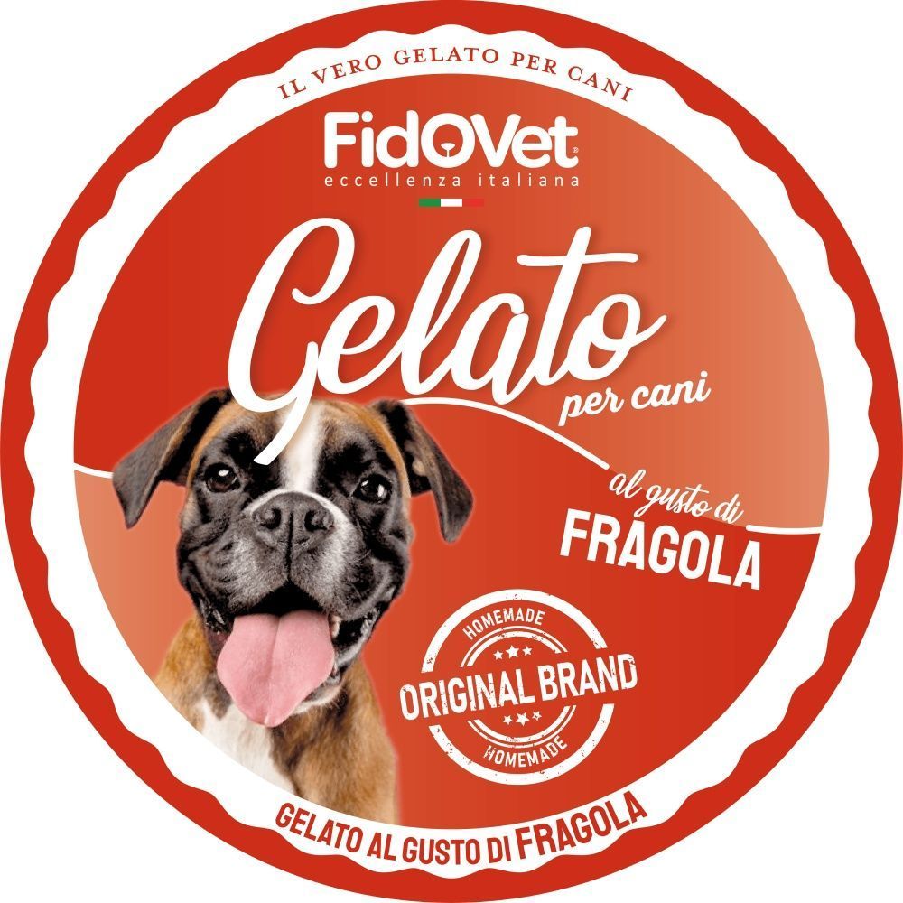 Морозиво для собак Fidovet Gelato 40 г - полуниця Морозиво для собак Fidovet Gelato 40 г - полуниця