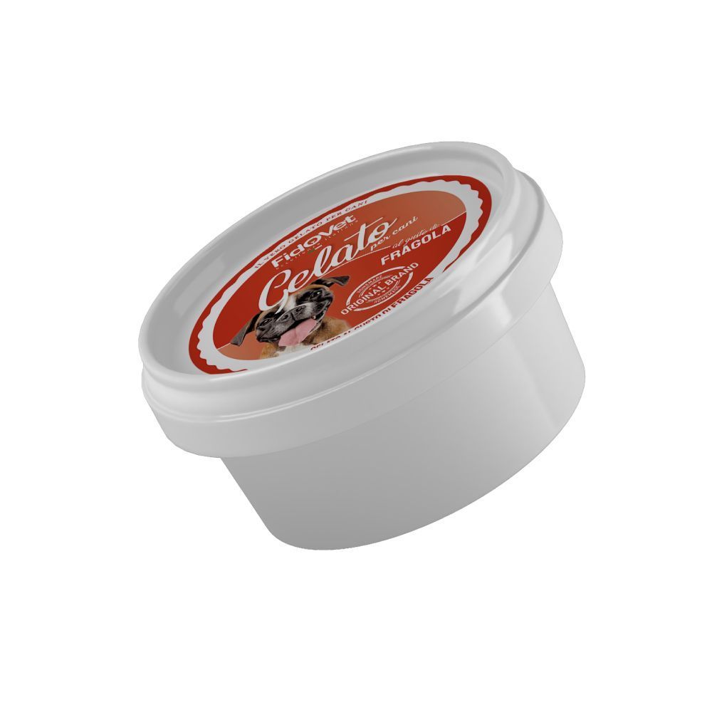 Морозиво для собак Fidovet Gelato 40 г - полуниця Морозиво для собак Fidovet Gelato 40 г - полуниця