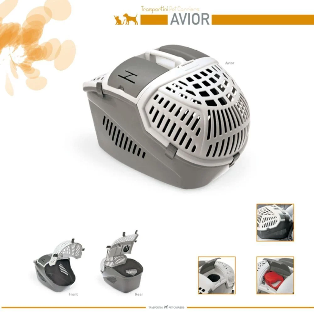 Переноска для котів MPS Avior 57,5х39,5х40,5 см - сірий