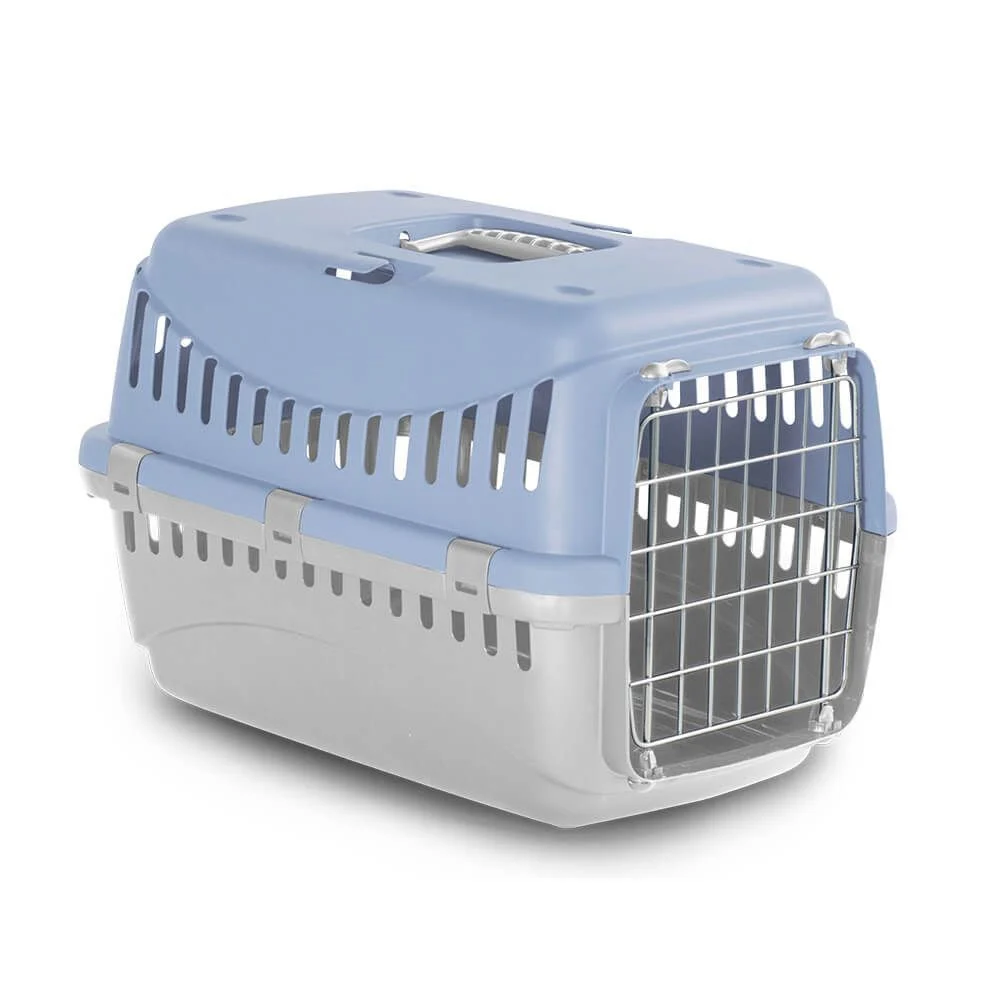 Переноска для котів MP Bergamo Gipsy 2 Large 58х38х38 см - блакитний