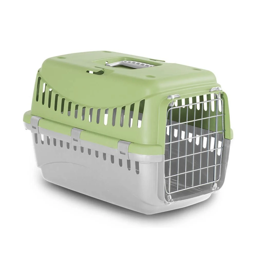 Переноска для котів MP Bergamo Gipsy 2 Large 58х38х38 см - світло-зелений