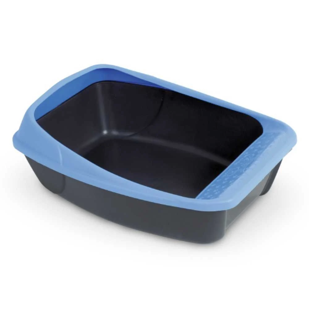 Туалет для котів MPS Virgo Dark 52х39х20 см - синій