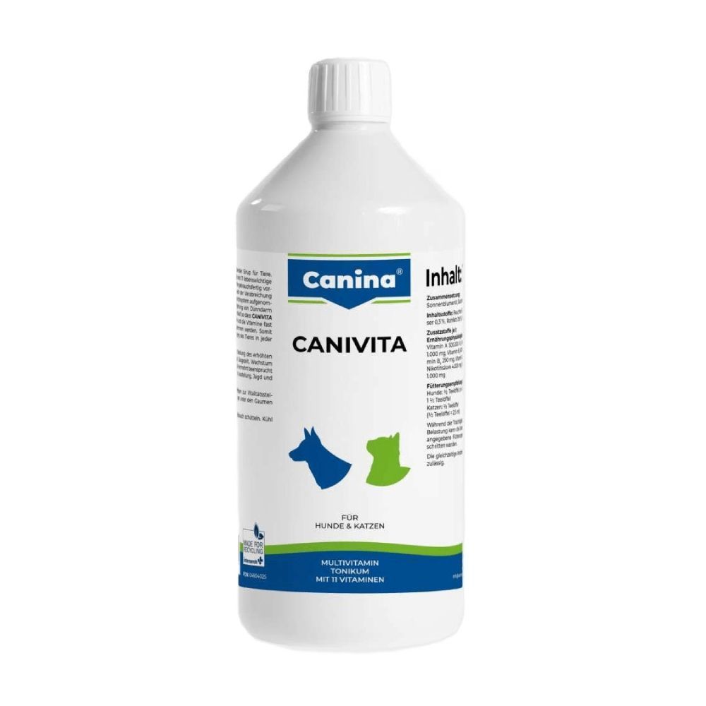 Мультивітамінна емульсія для котів та собак Canina Canivita 1 л Мультивітамінна емульсія для котів та собак Canina Canivita 1 л