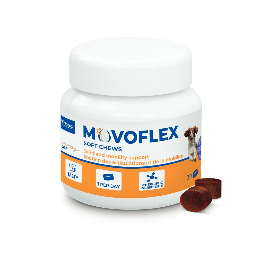 Таблетки жевательные Virbac Movoflex для суставов собак M 30 шт