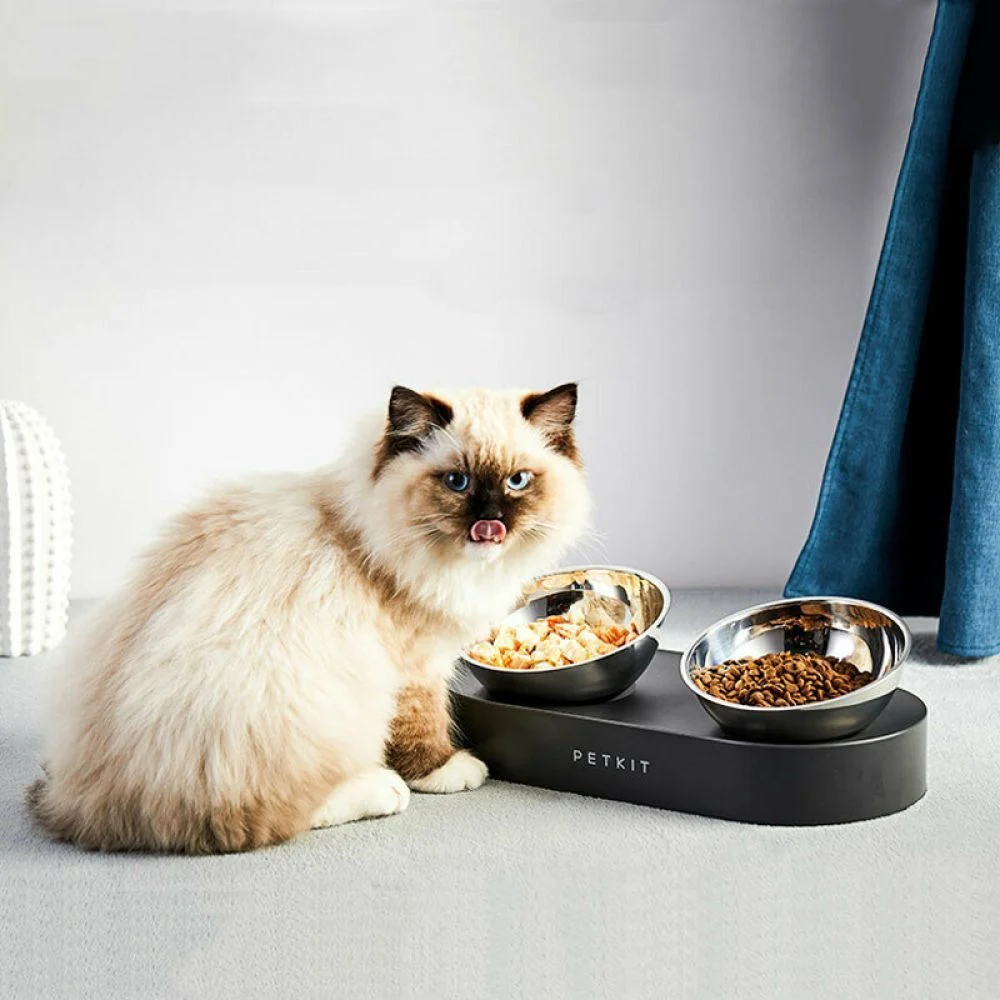 Petkit Fresh Nano two миска для котів 480 мл та 275 мл - чорний