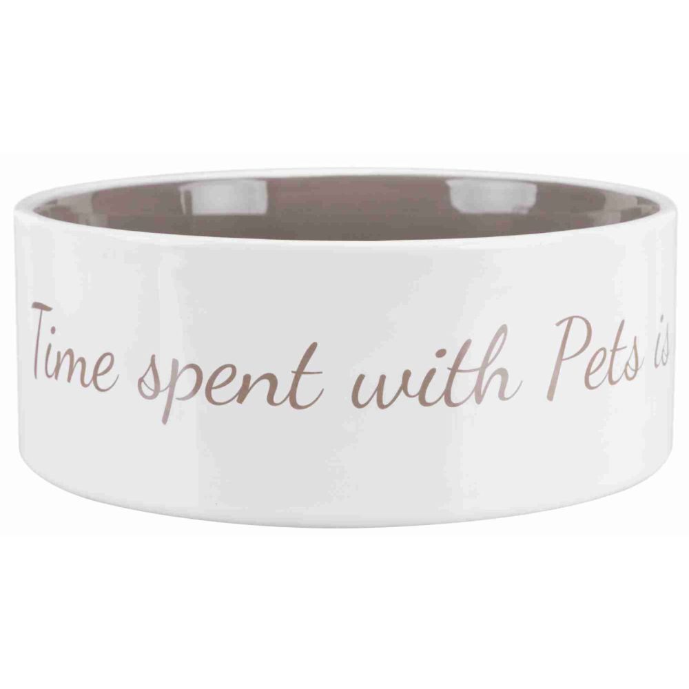 Миска керамічна Trixie Pet's Home 1,4 л кремово-коричневий