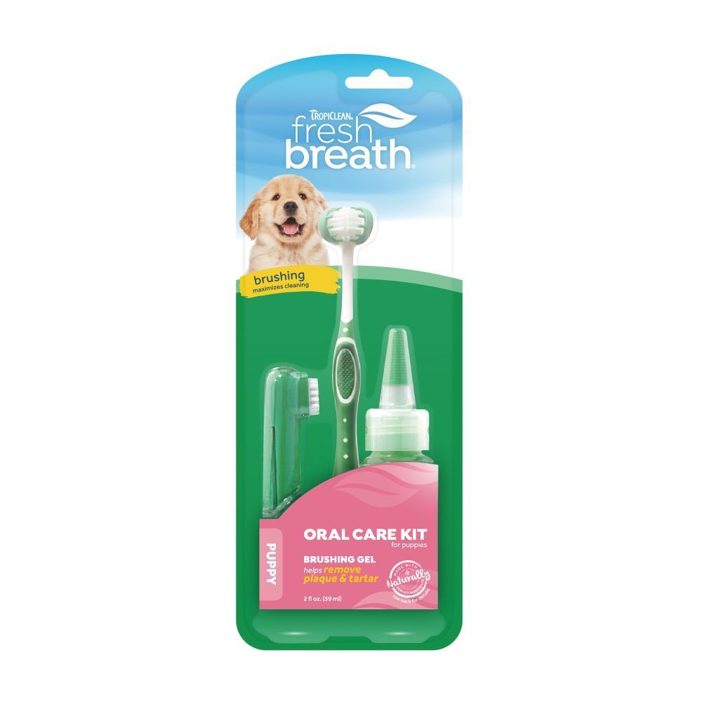 Набор для ухода за полостью рта щенков TropiClean Fresh Breath Puppy 59 мл