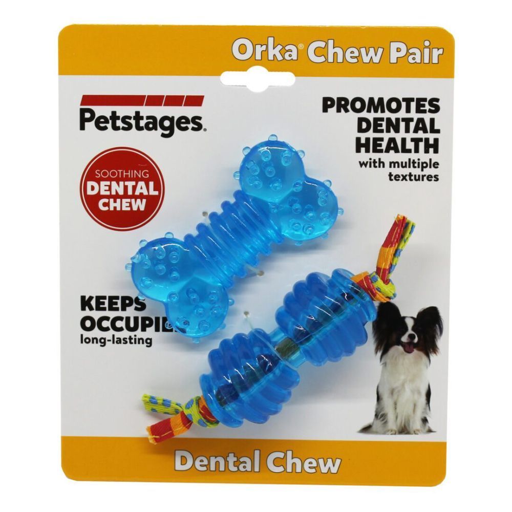 Набір іграшок для собак Petstages Orka Petite Chew Pair 9 см, 4.5 см