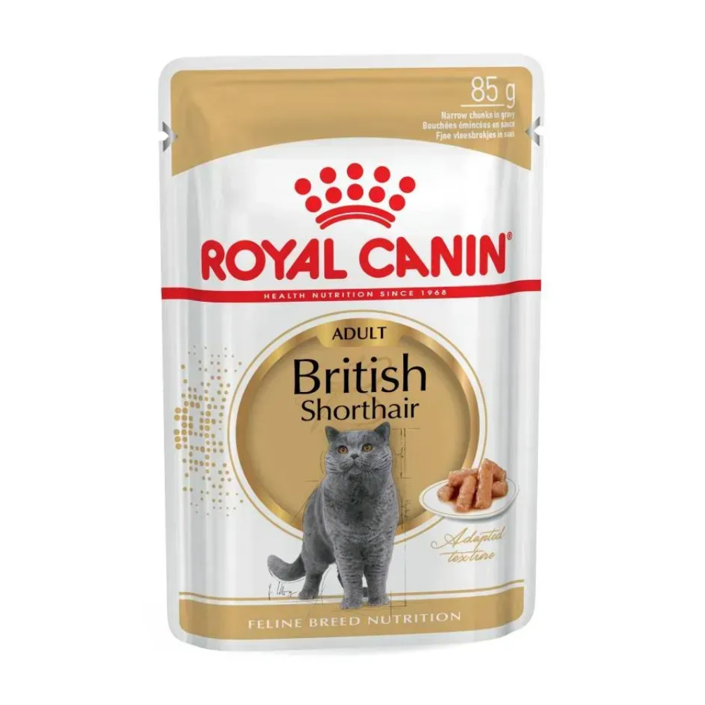 Набір сухого та вологого корму для котів Royal Canin British Shorthair Adult 2 кг + 4 шт х 85 г Набір сухого та вологого корму для котів Royal Canin British Shorthair Adult 2 кг + 4 шт х 85 г