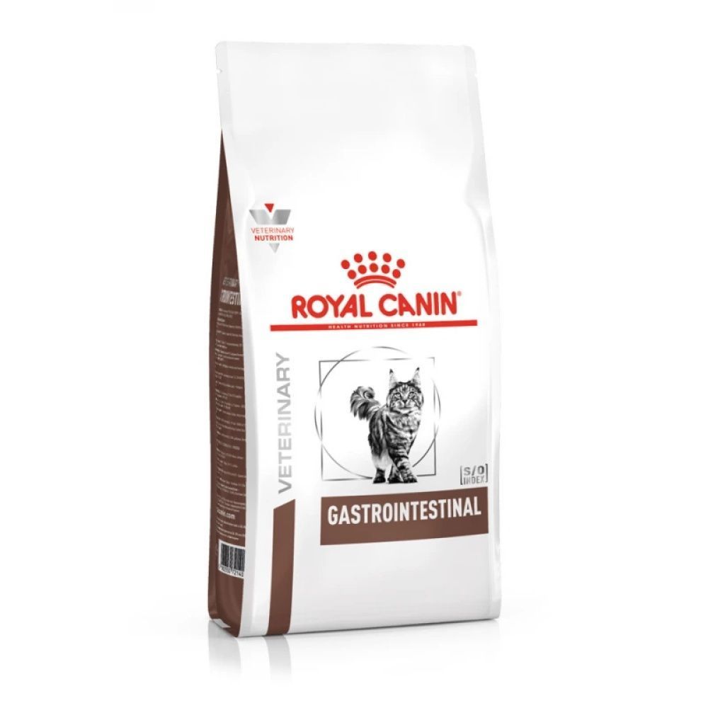 Royal Canin Gastrointestinal набор сухого и влажного корма для кошек 2 кг + 4 шт х 85 г