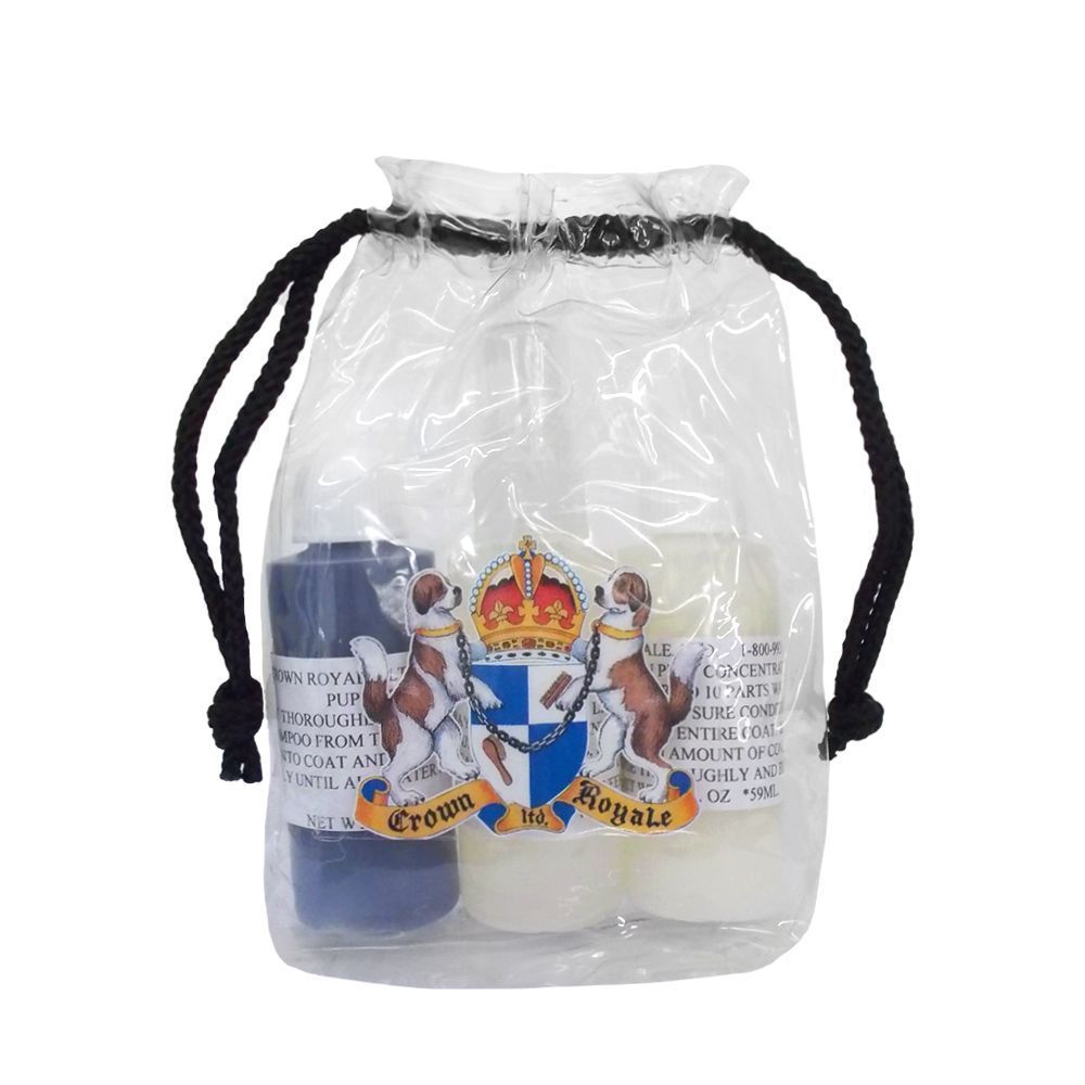 Набор косметики для щенков Crown Royale Triple Play Pack Puppy 3х59 мл (шампунь, кондиционер, спрей)