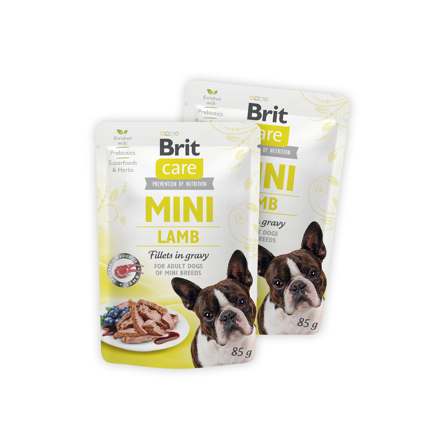 Набор паучей Brit Care Mini pouch филе в соусе 2 шт. по 85 г (ягненок)