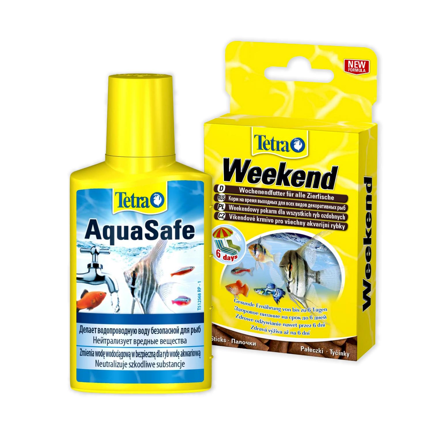 Набор Tetra Aqua Safe 100 мл + Tetra Min Weekend ST