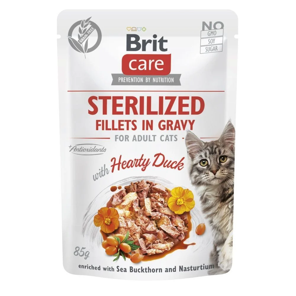 Brit Care Flavour box Sterilized pouch набор влажного корма для кошек 12 шт х 85 г