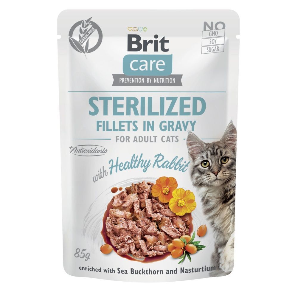 Brit Care Flavour box Sterilized pouch набор влажного корма для кошек 12 шт х 85 г
