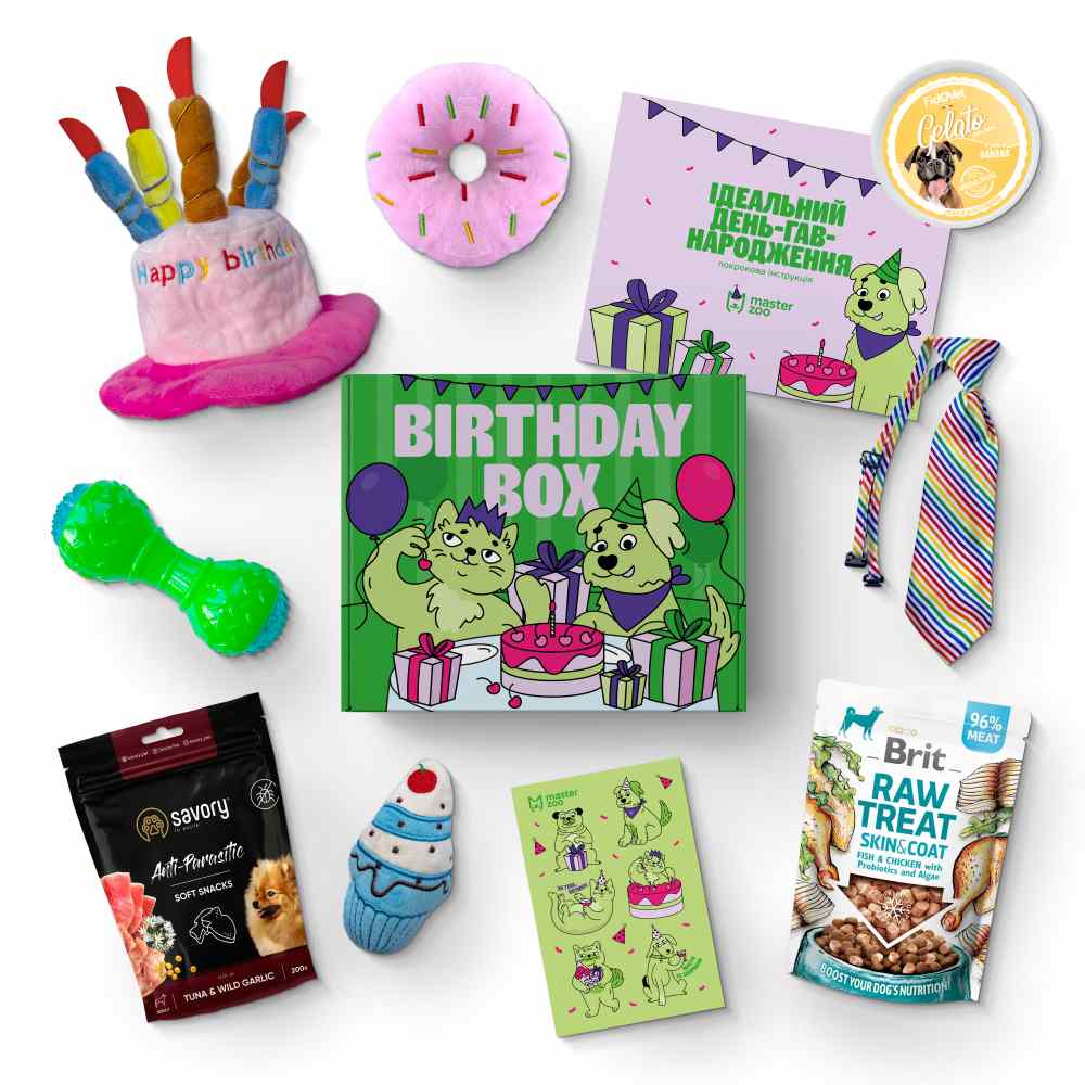 Набір Birthday Box для собак великих та середніх порід