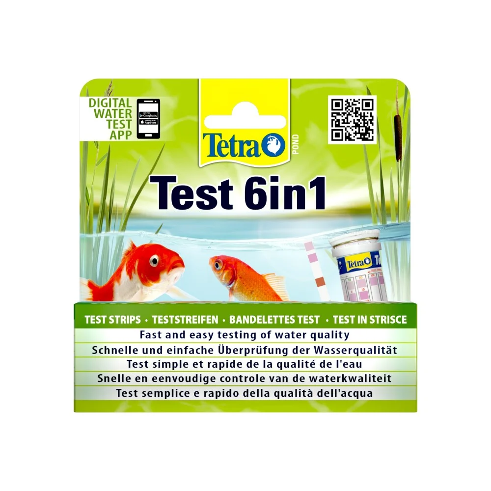 Набір індикаторних тестів для води Tetra Pond Test 6in1 25 шт. Набір індикаторних тестів для води Tetra Pond Test 6in1 25 шт.