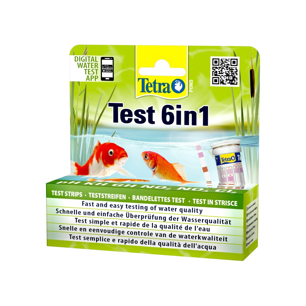 Набір індикаторних тестів для води Tetra Pond Test 6in1 25 шт. Набір індикаторних тестів для води Tetra Pond Test 6in1 25 шт.