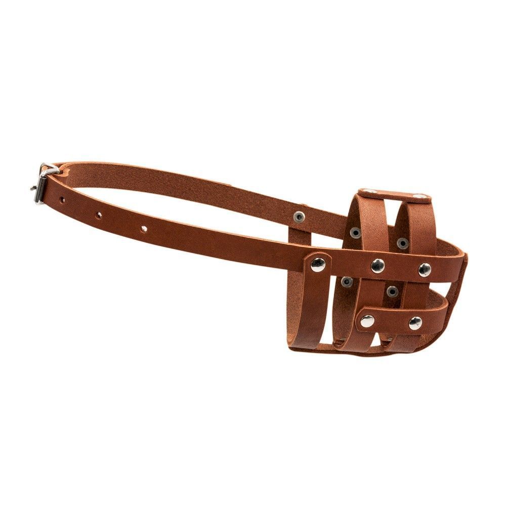 Collar №0 намордник для собак 25х6 см - коричневый Collar №0 намордник для собак 25х6 см - коричневый