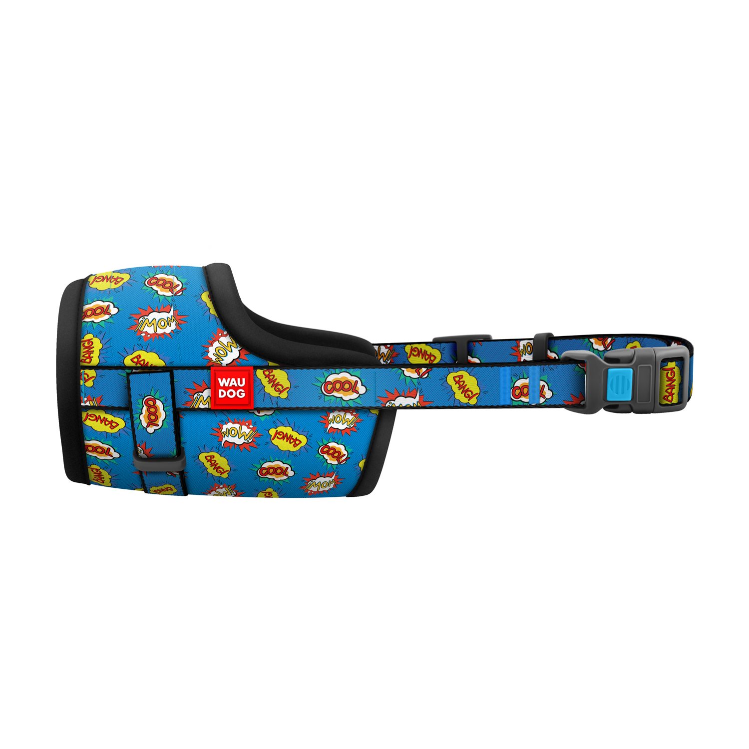 Намордник WAUDOG Nylon з малюнком «ВАУ» №3 обхват 25-34 см Намордник WAUDOG Nylon з малюнком «ВАУ» №3 обхват 25-34 см