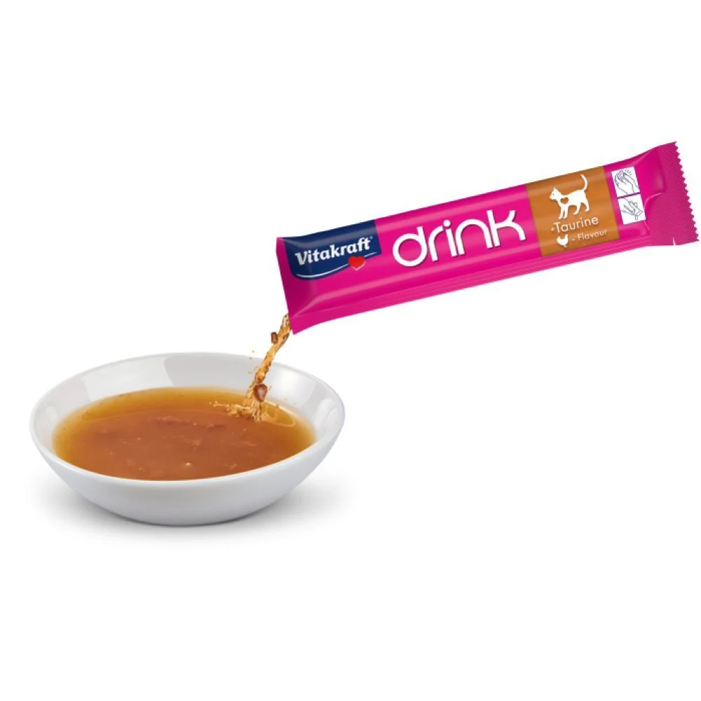Напій для котів Vitakraft Drink 5 шт x 30 г - курка та таурин