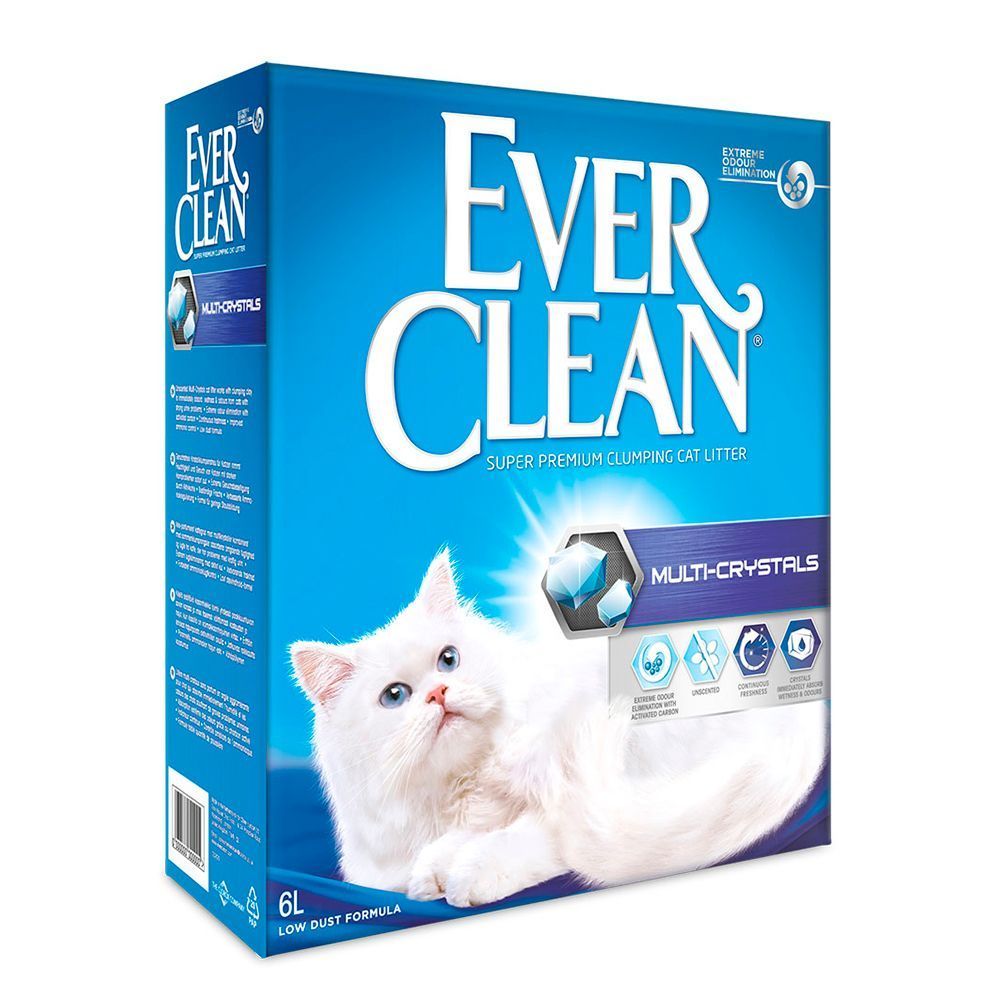 Ever Clean Multi-Crystals бентонітовий наповнювач 6 л - без аромату