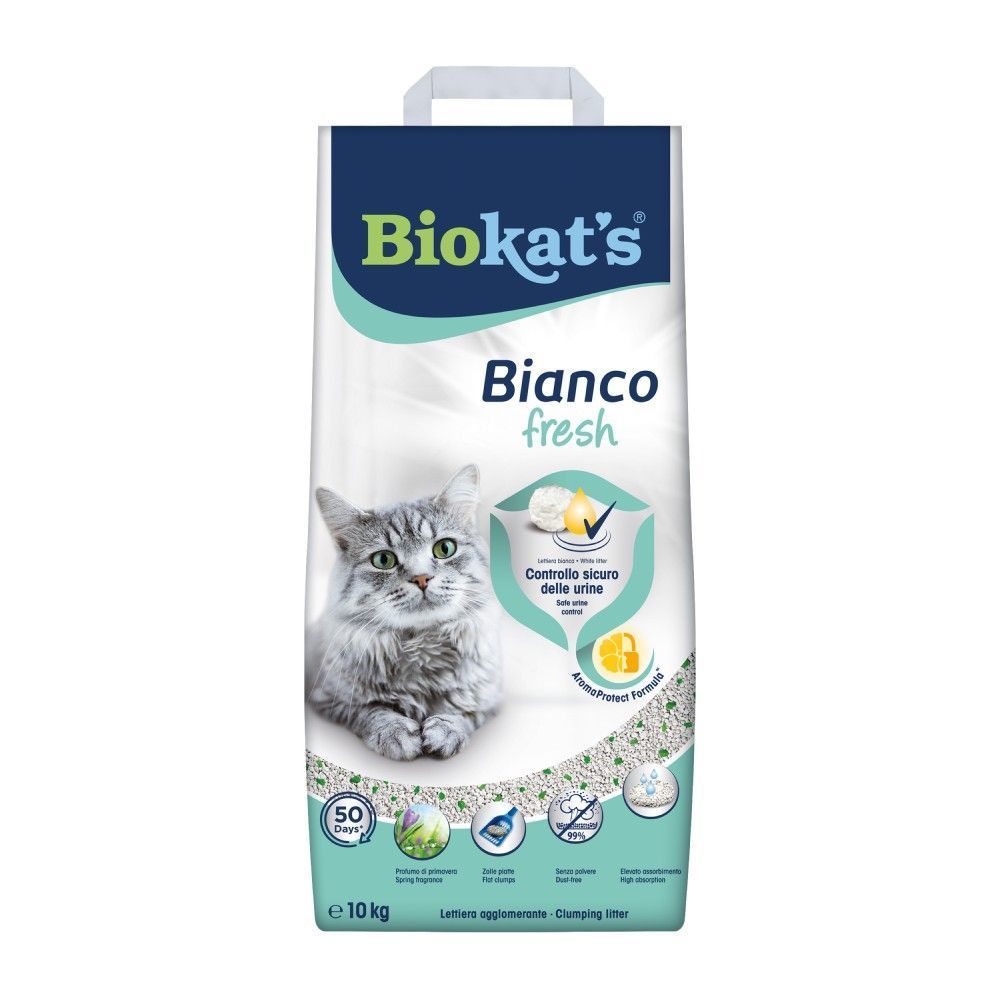 Biokat's Bianco Fresh бентонітовий наповнювач - з ароматом