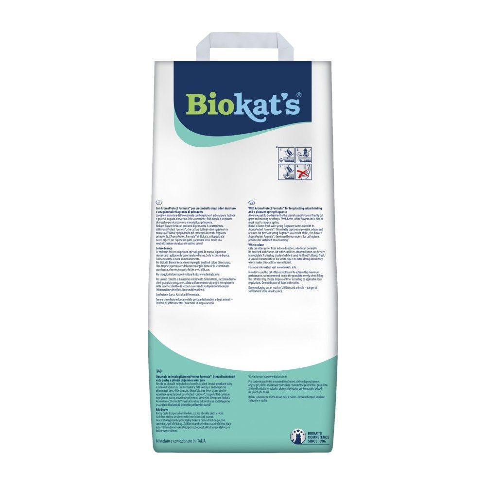 Biokat's Bianco Fresh бентонітовий наповнювач - з ароматом