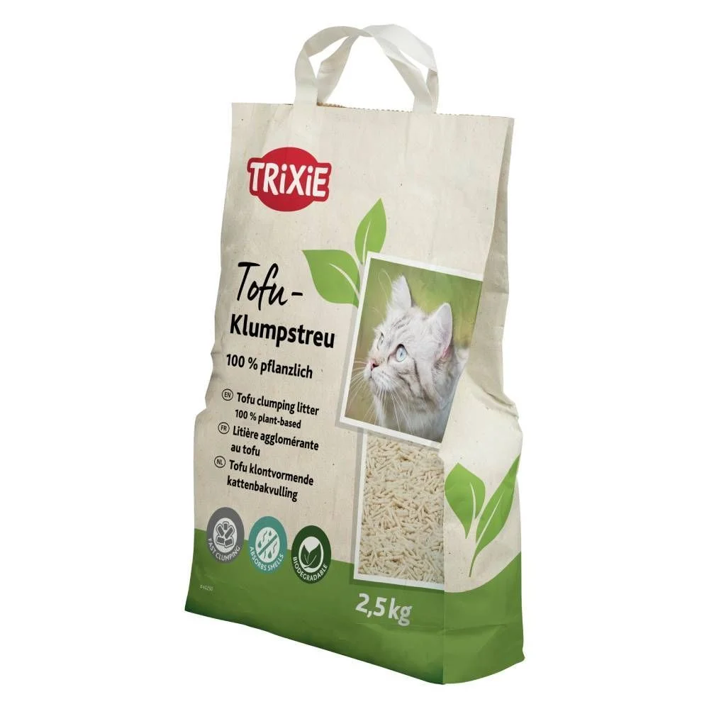 Наповнювач для котячого туалету Trixie Тофу 2,5 кг Наповнювач для котячого туалету Trixie Тофу 2,5 кг