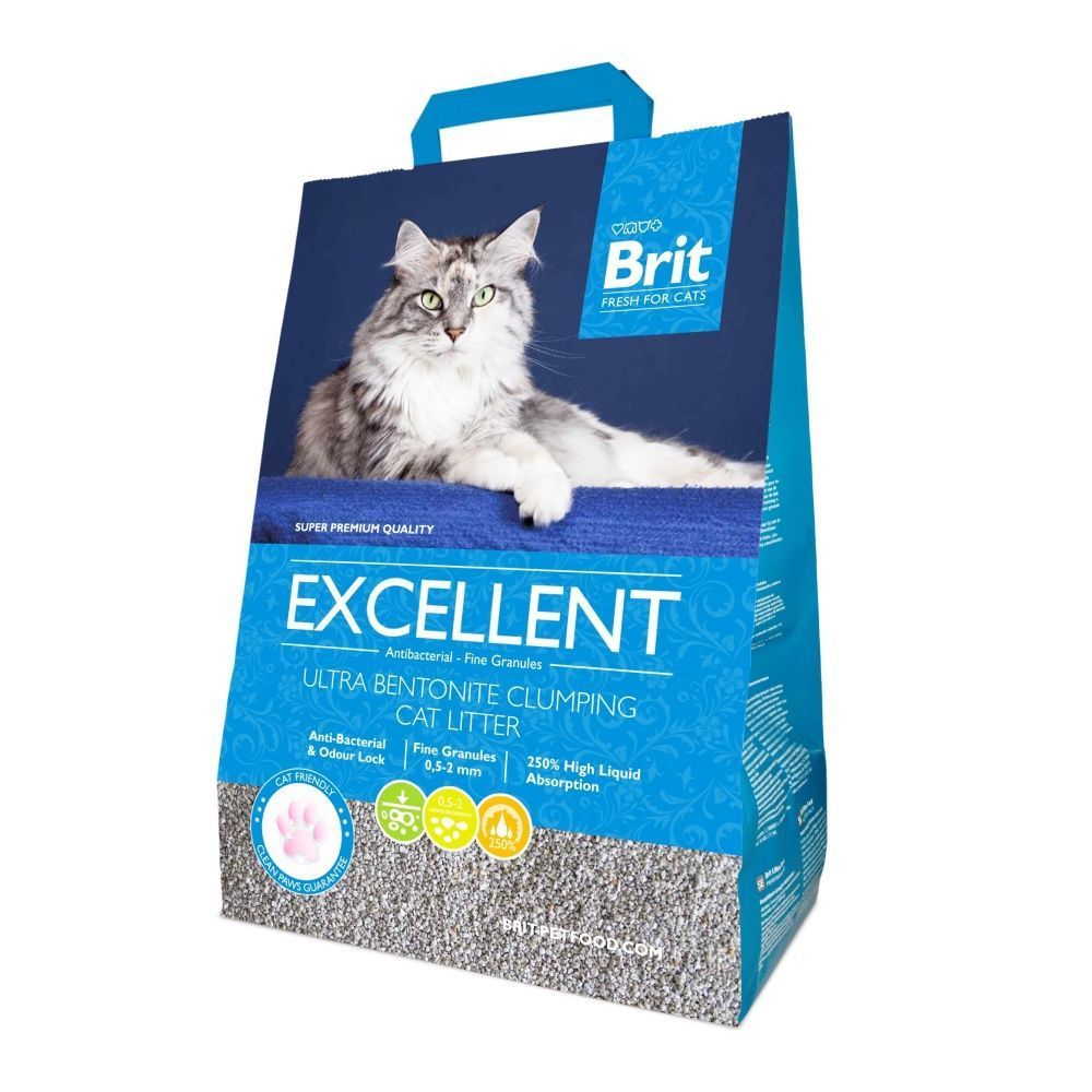 Brit Fresh Excellent  бентонітовий наповнювач 10 кг - без аромату