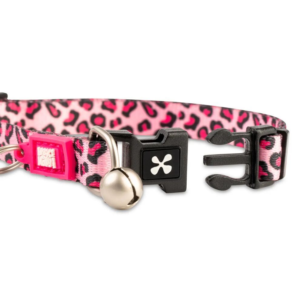 Ошейник для кошек Max Molly Smart ID Розовый леопард One Size - розовый