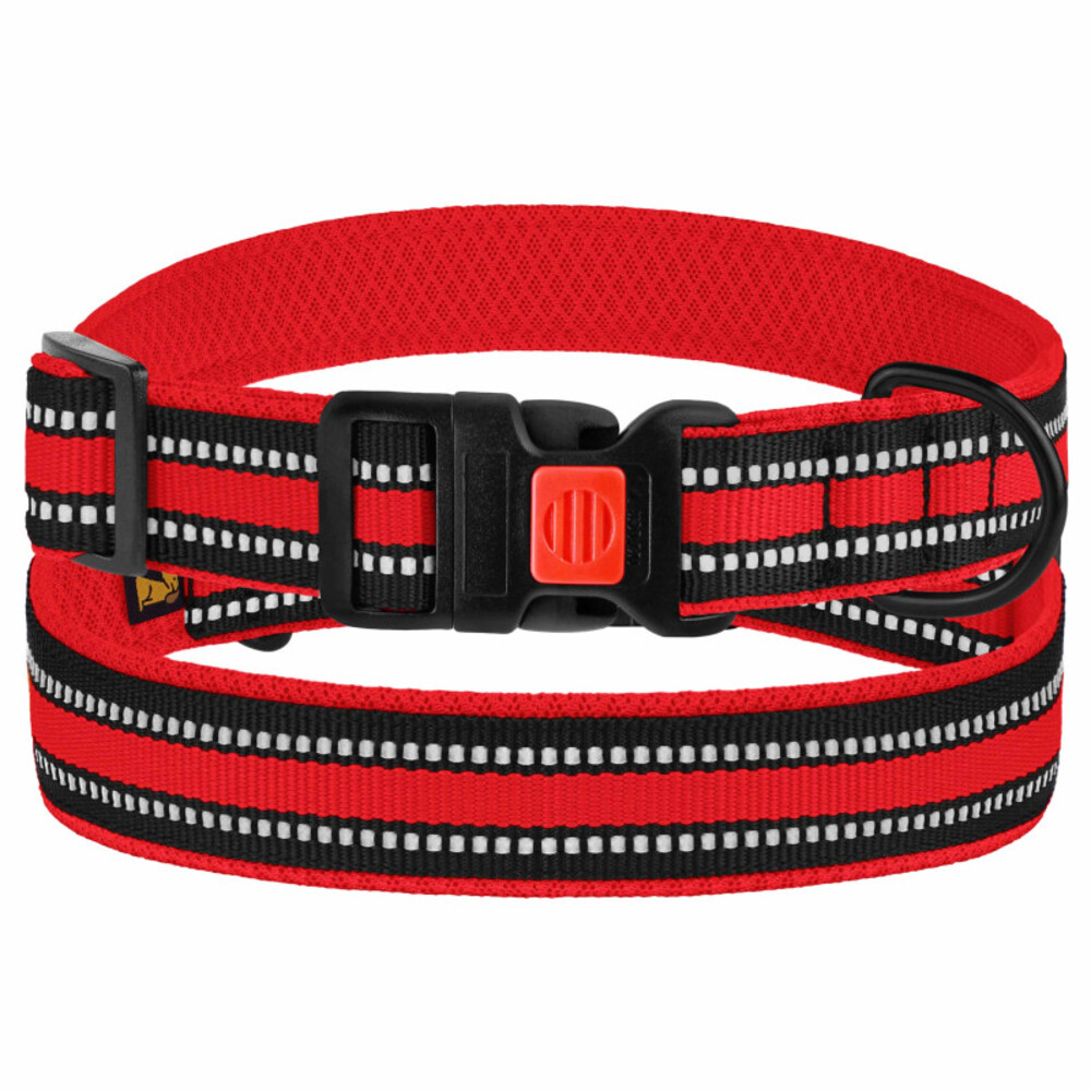 Ошейник для собак Barksi BronzeDog Mesh M - красный Ошейник для собак Barksi BronzeDog Mesh M - красный