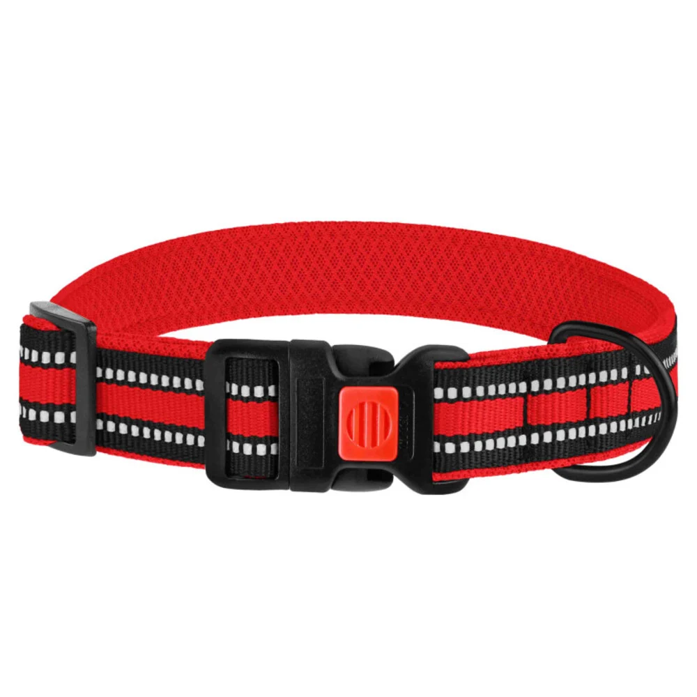 Ошейник для собак Barksi BronzeDog Mesh M - красный Ошейник для собак Barksi BronzeDog Mesh M - красный