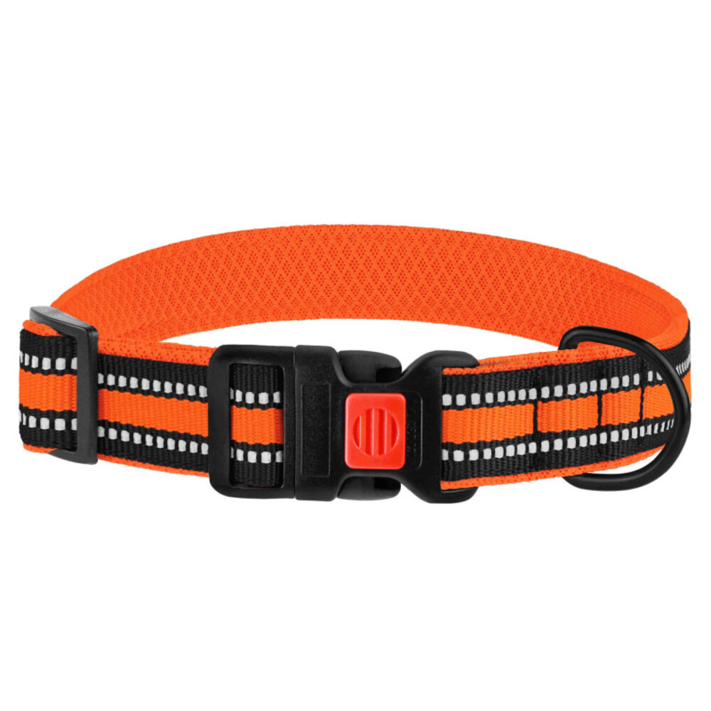 Ошейник для собак Barksi BronzeDog Mesh M - оранжевый Ошейник для собак Barksi BronzeDog Mesh M - оранжевый