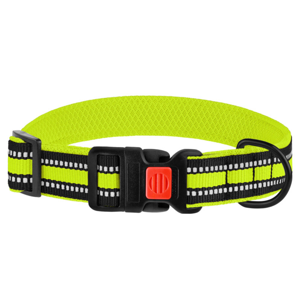 Ошейник для собак Barksi BronzeDog Mesh S - лимонный Ошейник для собак Barksi BronzeDog Mesh S - лимонный